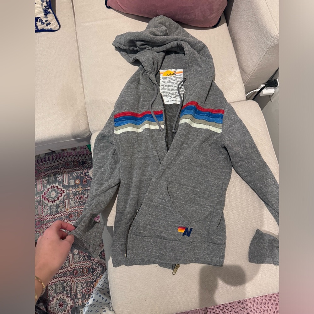 Aviator Nation Gray Sweatshirt